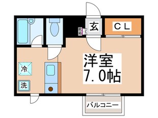 ﾌｨﾙﾗｲﾄﾏﾂﾊﾞﾗB棟の物件間取画像